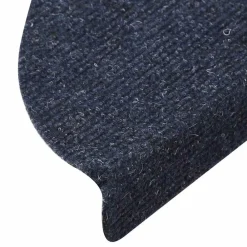 vidaXL Productos Del Hogar-Alfombrilla autoadhesiva escalera 15 uds 56x17x3 cm