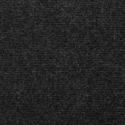 vidaXL Alfombrilla autoadhesiva escalera 15 uds negra 56x17x3 cm Negro New