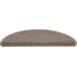 vidaXL Alfombrilla autoadhesiva escalera sisal 15 uds beige 56x17x3 cm Beige oscuro Best