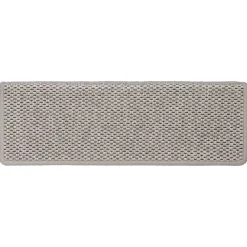 vidaXL Alfombrilla autoadhesiva escalera sisal 15 uds 65x21x4 cm Plateado Best