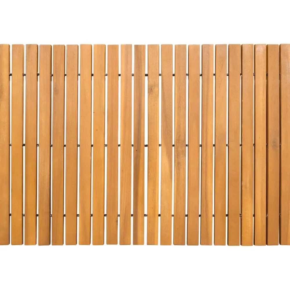 vidaXL Accesorios Para El Baño-Alfombrilla de baño Marrón 60 x 40 cm Madera de Acacia Sólida