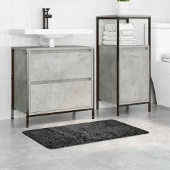 vidaXL Accesorios Para El Baño-Alfombrilla de baño antideslizante 50 x 80 cm PP
