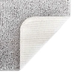 vidaXL Alfombrilla de baño antideslizante 50 x 80 cm PP Gris