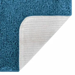 vidaXL Alfombrilla de baño antideslizante 50 x 80 cm PP Azul