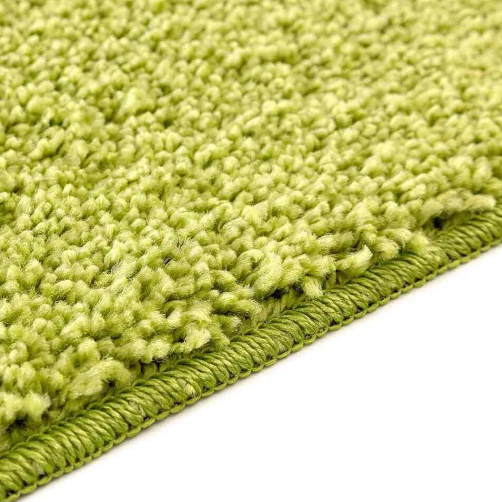 vidaXL Alfombrilla de baño antideslizante 50 x 80 cm PP Verde Online