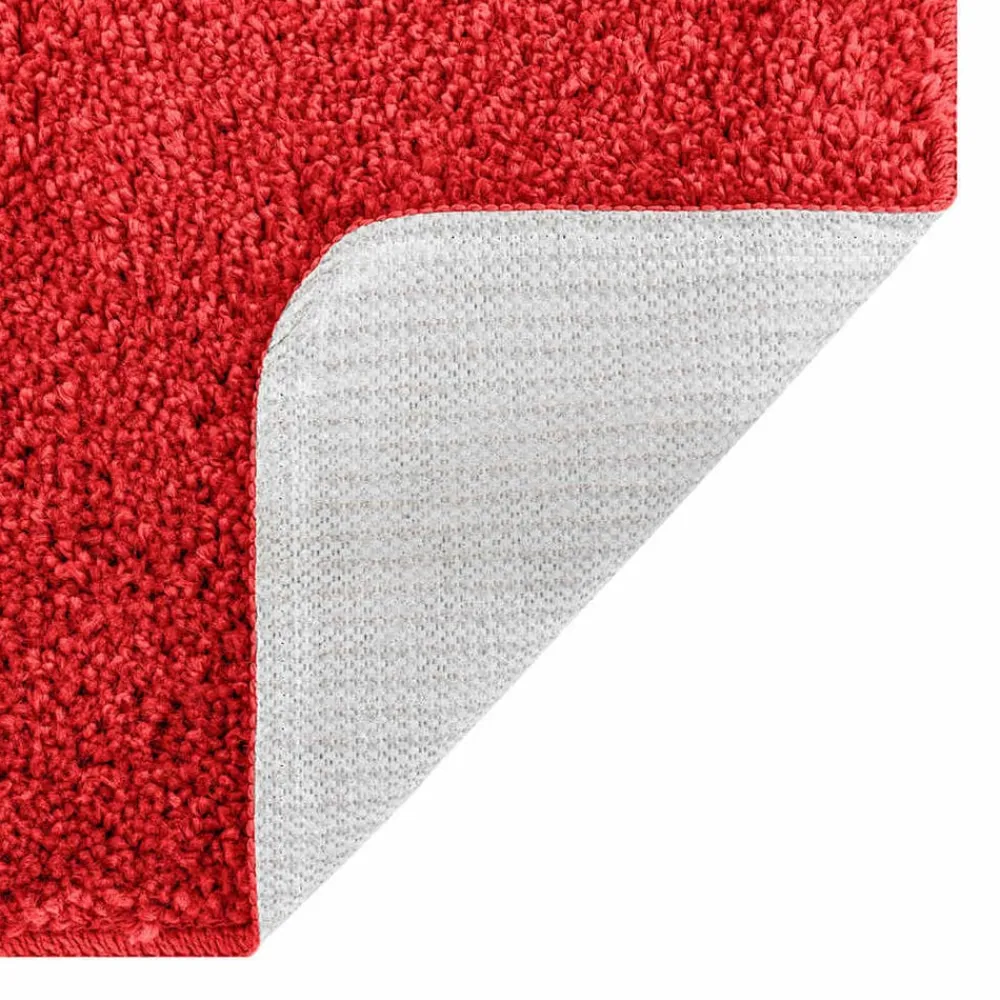vidaXL Alfombrilla de baño antideslizante 50 x 80 cm PP Rojo Best
