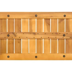 vidaXL Alfombrilla de baño Liso Marrón 60 x 40 cm Madera New