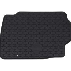 vidaXL Alfombrilla de Coche 4 pcs Negro Goma