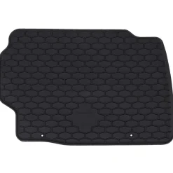 vidaXL Alfombrilla de Coche 4 pcs Negro Goma