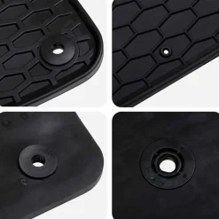 vidaXL Alfombrilla de Coche 4 pcs Negro adecuado para VW ID.3 2019- Hot