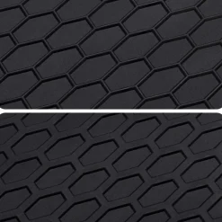 vidaXL Piezas Y Accesorios Para Vehículos-Alfombrilla de Coche 4 pcs Negro Goma