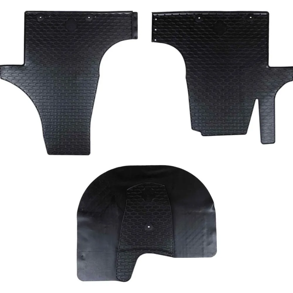 vidaXL Alfombrilla de Coche 3 pcs Negro Compatible con VW T5 2010-2015 Sale