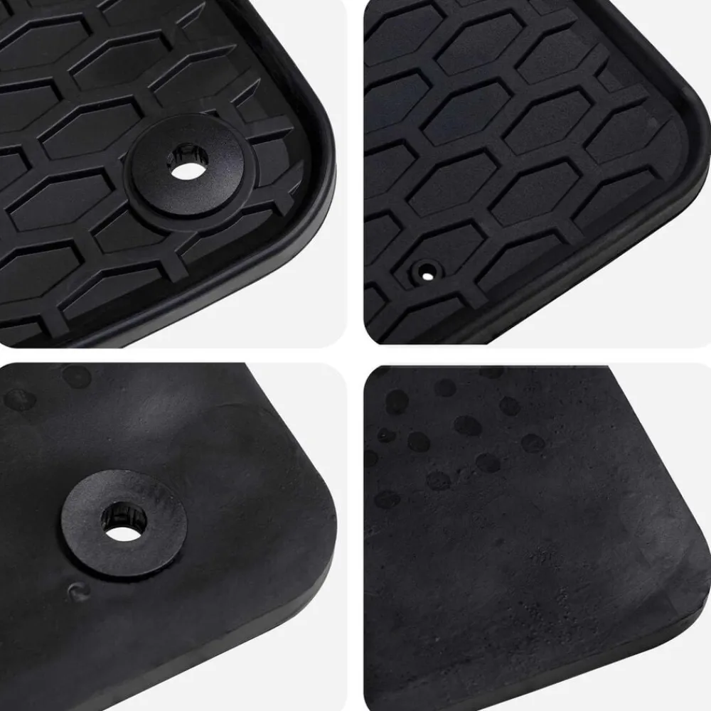 vidaXL Alfombrilla de Coche 3 pcs Negro Compatible con VW T5 2010-2015 Sale