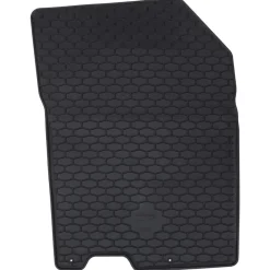 vidaXL Alfombrilla de Coche 4 pcs Negro Goma Discount