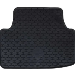 vidaXL Piezas Y Accesorios Para Vehículos-Alfombrilla de Coche 4 pcs Negro Goma