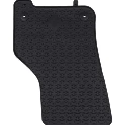 vidaXL Piezas Y Accesorios Para Vehículos-Alfombrilla de Coche 4 pcs Negro Goma