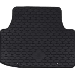 vidaXL Piezas Y Accesorios Para Vehículos-Alfombrilla de Coche 4 pcs Negro Goma