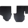 vidaXL Alfombrilla de Coche 2 pcs Negro Goma Best