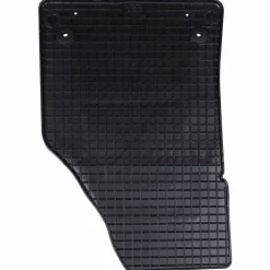 vidaXL Piezas Y Accesorios Para Vehículos-Alfombrilla de Coche 4 pcs Negro Goma