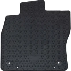 vidaXL Piezas Y Accesorios Para Vehículos-Alfombrilla de Coche 4 pcs Negro Goma