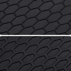 vidaXL Piezas Y Accesorios Para Vehículos-Alfombrilla de Coche 4 pcs Negro Goma