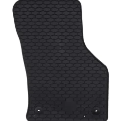 vidaXL Alfombrilla de Coche 4 pcs Negro Goma Hot