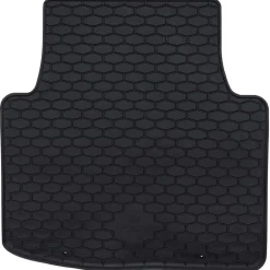 vidaXL Alfombrilla de Coche 4 pcs Negro Goma Hot