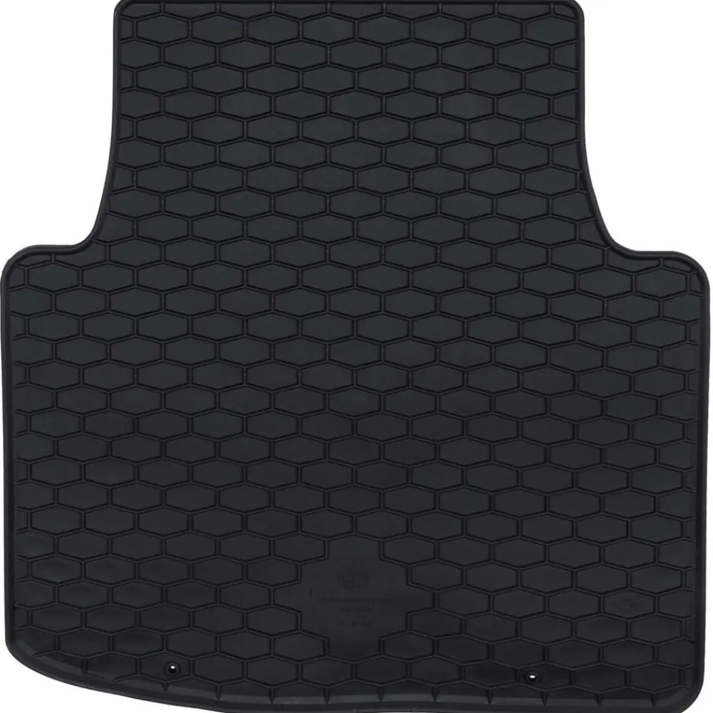 vidaXL Alfombrilla de Coche 4 pcs Negro Goma Hot