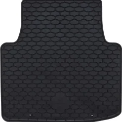 vidaXL Alfombrilla de Coche 4 pcs Negro Goma Hot