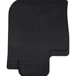vidaXL Alfombrilla de Coche 4 pcs Negro Goma Outlet