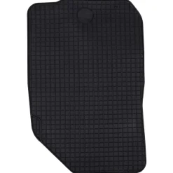 vidaXL Alfombrilla de Coche 4 pcs Negro Goma Outlet