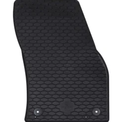 vidaXL Piezas Y Accesorios Para Vehículos-Alfombrilla de Coche 4 pcs Negro Goma
