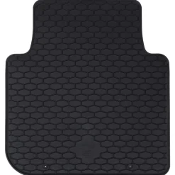 vidaXL Piezas Y Accesorios Para Vehículos-Alfombrilla de Coche 4 pcs Negro Goma