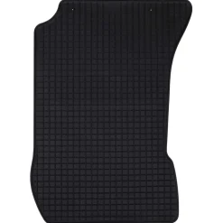 vidaXL Piezas Y Accesorios Para Vehículos-Alfombrilla de Coche 4 pcs Negro Goma