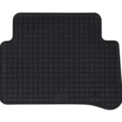 vidaXL Piezas Y Accesorios Para Vehículos-Alfombrilla de Coche 4 pcs Negro Goma