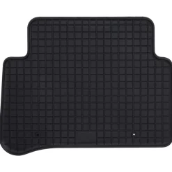 vidaXL Piezas Y Accesorios Para Vehículos-Alfombrilla de Coche 4 pcs Negro Goma
