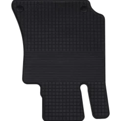 vidaXL Piezas Y Accesorios Para Vehículos-Alfombrilla de Coche 4 pcs Negro Goma