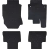 vidaXL Piezas Y Accesorios Para Vehículos-Alfombrilla de Coche 4 pcs Negro Goma