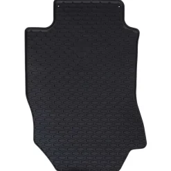 vidaXL Piezas Y Accesorios Para Vehículos-Alfombrilla de Coche 4 pcs Negro Goma