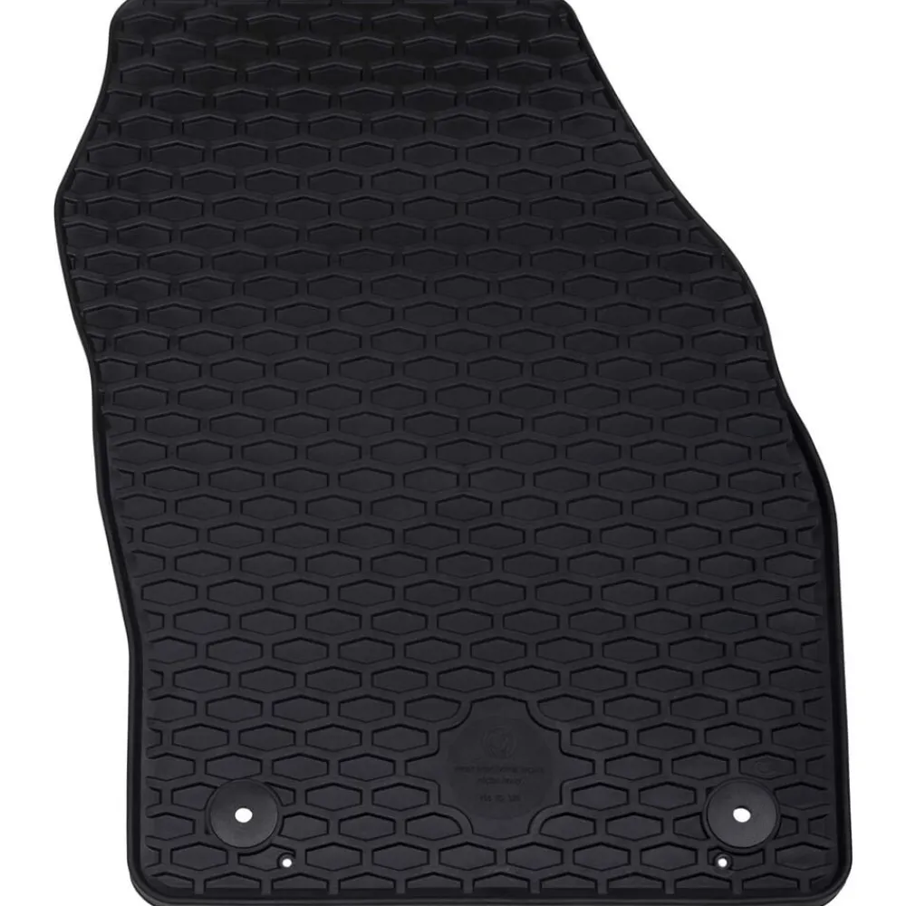 vidaXL Piezas Y Accesorios Para Vehículos-Alfombrilla de Coche 4 pcs Negro adecuado para VW T-CROSS 2019-