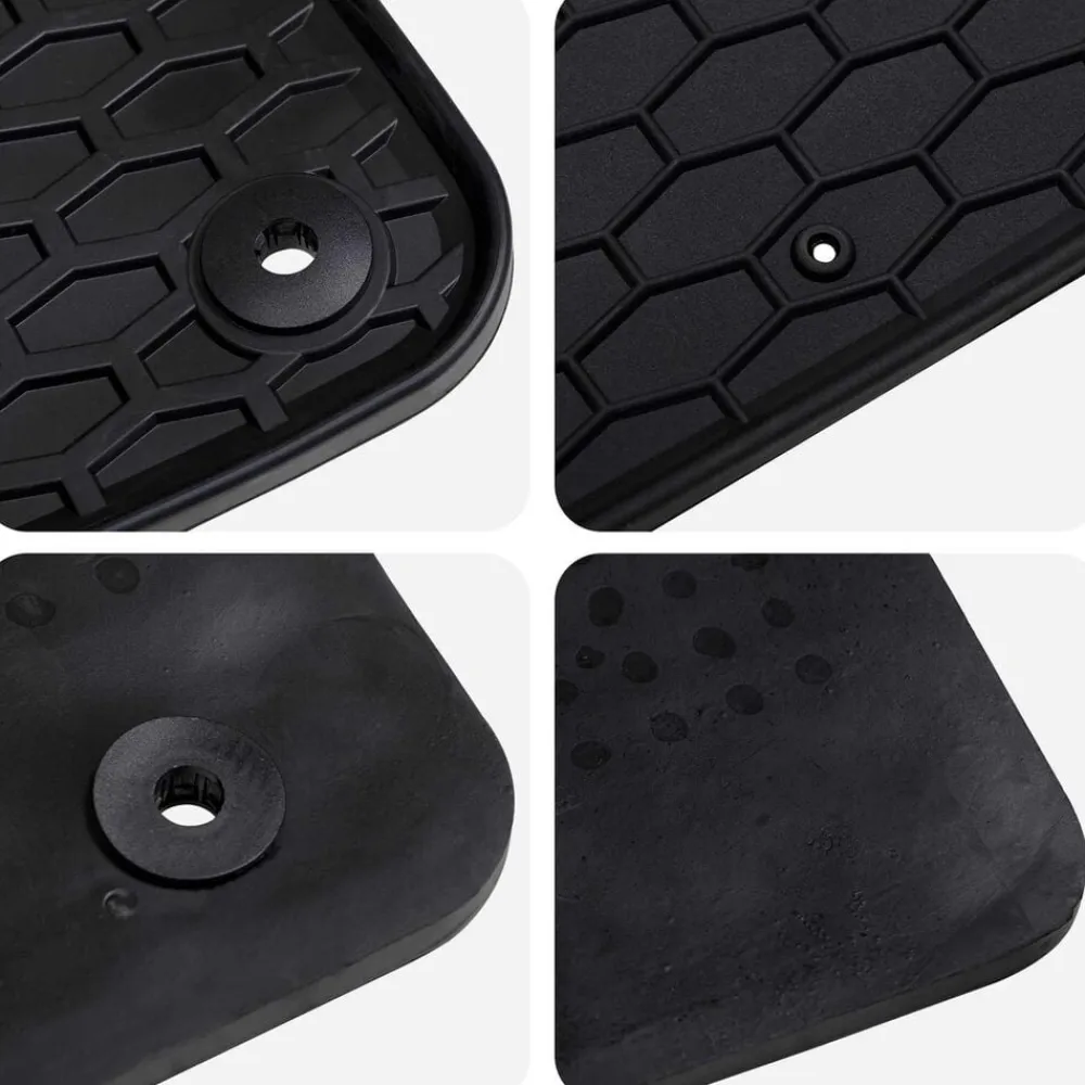 vidaXL Piezas Y Accesorios Para Vehículos-Alfombrilla de Coche 4 pcs Negro adecuado para VW T-CROSS 2019-