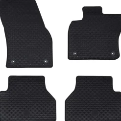 vidaXL Alfombrilla de Coche 4 pcs Negro Adecuado para VW CADDY 2020- Online