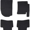 vidaXL Piezas Y Accesorios Para Vehículos-Alfombrilla de Coche 4 pcs Negro Goma