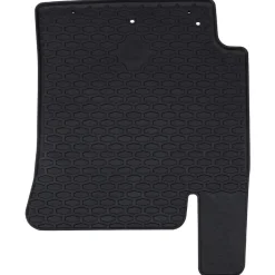vidaXL Piezas Y Accesorios Para Vehículos-Alfombrilla de Coche 4 pcs Negro Goma