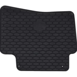 vidaXL Piezas Y Accesorios Para Vehículos-Alfombrilla de Coche 4 pcs Negro Goma