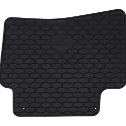 vidaXL Piezas Y Accesorios Para Vehículos-Alfombrilla de Coche 4 pcs Negro Goma