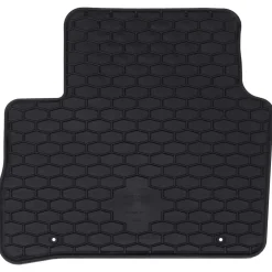 vidaXL Piezas Y Accesorios Para Vehículos-Alfombrilla de Coche 4 pcs Negro Goma
