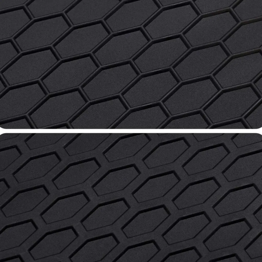 vidaXL Piezas Y Accesorios Para Vehículos-Alfombrilla de Coche 4 pcs Negro adecuado para VW ID.7 2023-