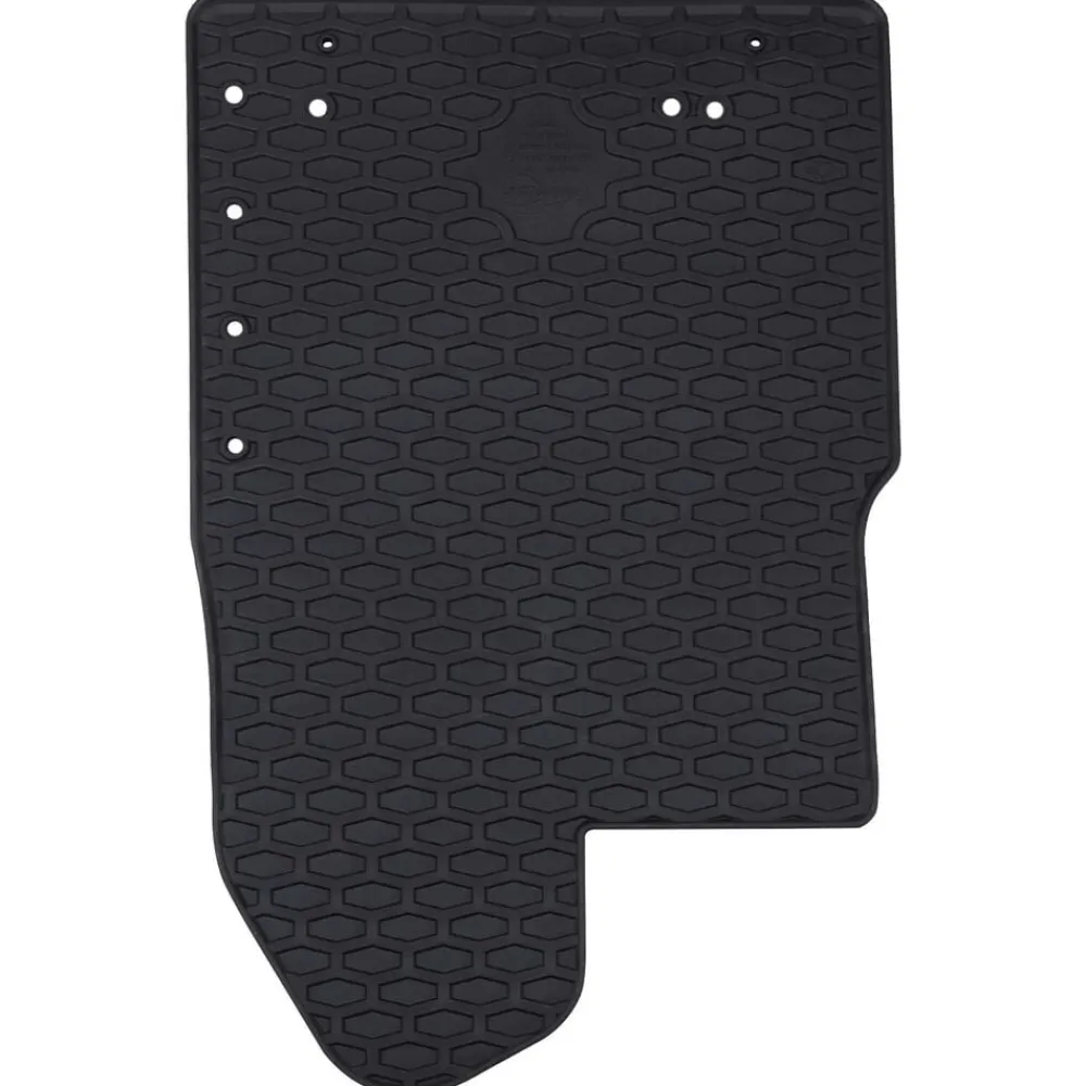 vidaXL Piezas Y Accesorios Para Vehículos-Alfombrilla de Coche 3 pcs Negro Goma