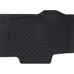 vidaXL Piezas Y Accesorios Para Vehículos-Alfombrilla de Coche 3 pcs Negro Goma